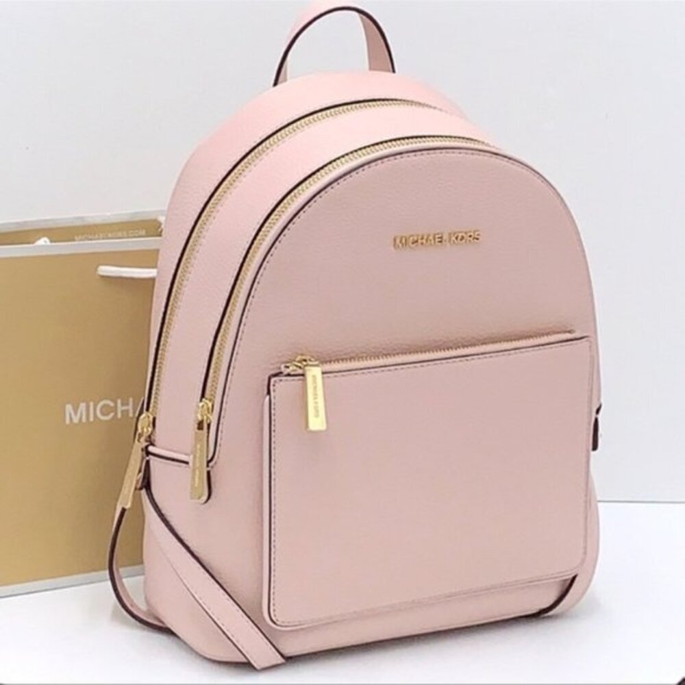 Michael Kors Adina Medium Backpack Leather Powder Blush